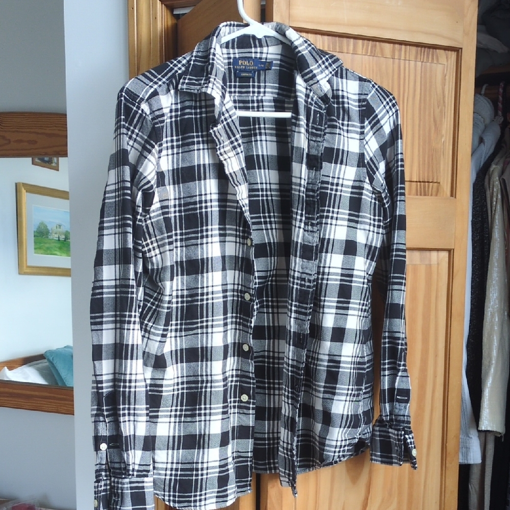 Ralph Lauren Plaid Button-Down Shirt